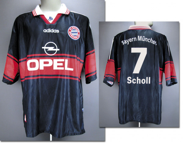 match worn football shirt Bayern Munich 1997/98