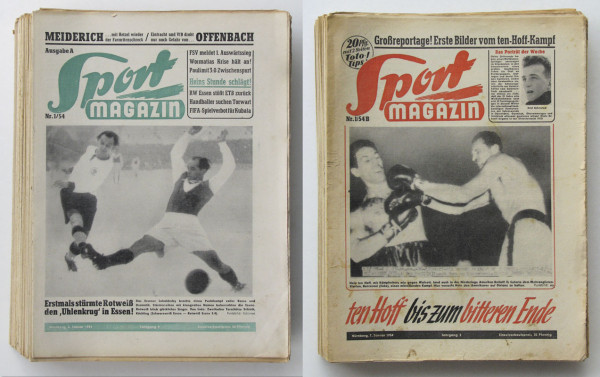 Sport Magazin 1954A+B : 9.Jg.: Nr.1-52 komplett