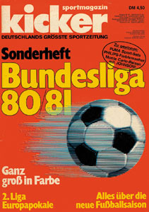 Sondernummer 1980 : Kicker Sonderheft 80/81 BL