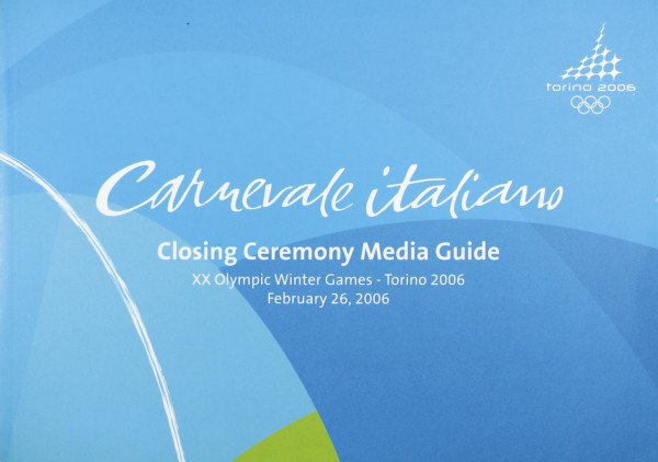 Olympic Games 2006. Media Guide Opening Ceremony