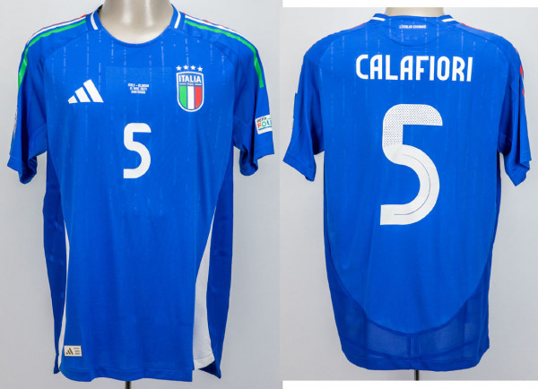 Riccardo Calafiori am 15.06.2024 gegen Albanien, Italien - Trikot 2024 EM
