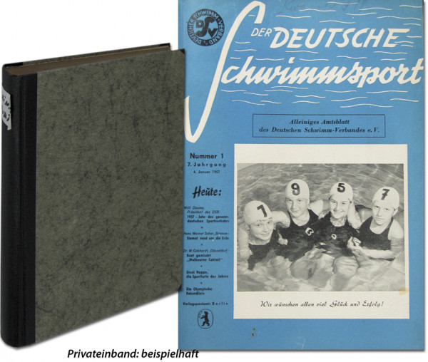 Schwimmen - 1957 7.Jg.: Nr.1-52: Der Deutsche Schwimmsport '57