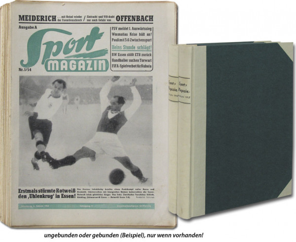 Sport Magazin 1954A : 9.Jg.: Nr.1-52, komplett