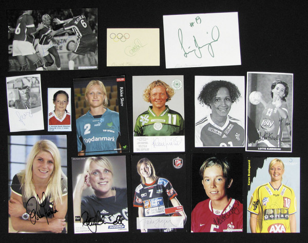 OSS 2004 Handball Dänemark Frauen: Olympic Games 2004 Autograph Handball Denmark