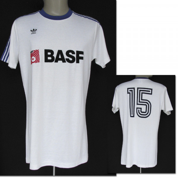 match worn football shirt BASF 1970/1980s
