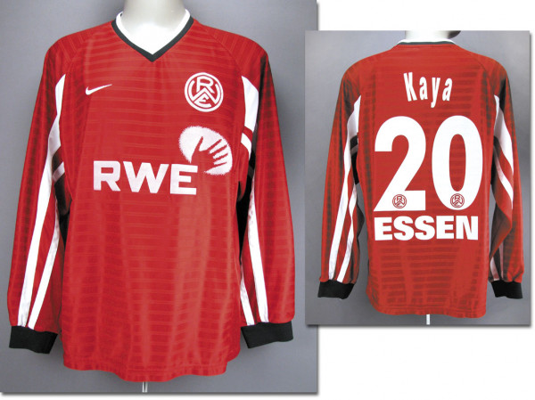 match worn football shirt Rot-Weiss Essen 2000/01