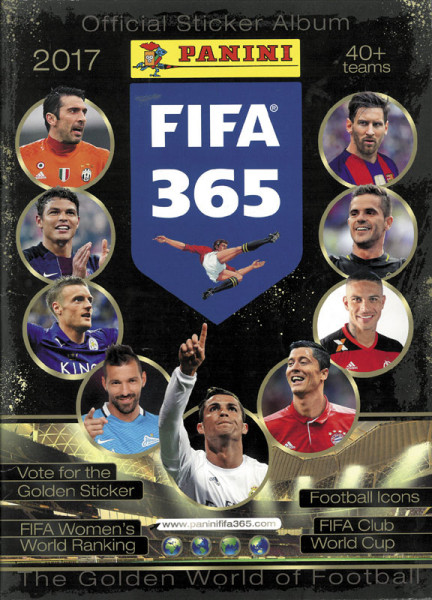 The Golden World of Football. FIFA 2017 Official Sticker Album.