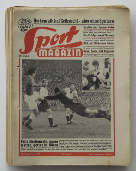 Sport Magazin 1955B : 3.D-Jg.: Nr.1-52 komplett