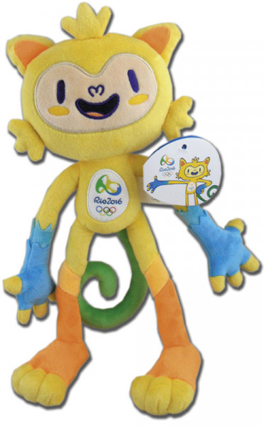 Maskottchen der Olympischen Spiele 2016 "Vinicius" (30 cm).