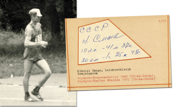 Smaga, Nikolai (Smaha): Olympic Games 1968 Autograph Athletics USSR