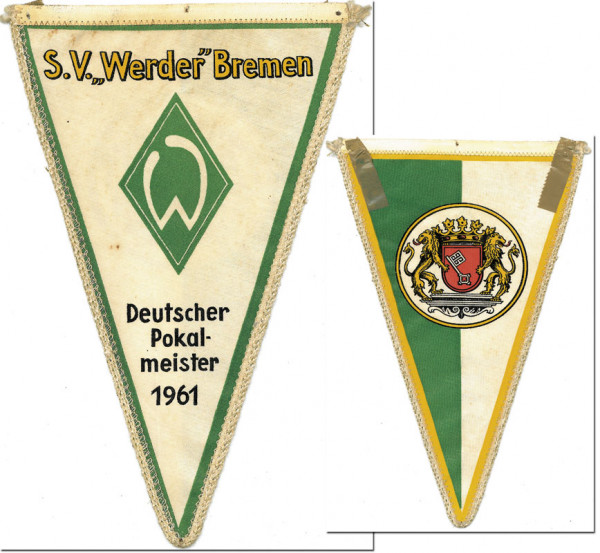 Wimpel SV Werder Bremen, Bremen,Werder - Wimpel