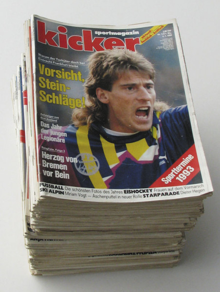 Kicker 1993 Mon. : Jg.: Nr.1/2-104 komplett