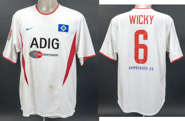 match worn football shirt Hamburger SV 2003/2004