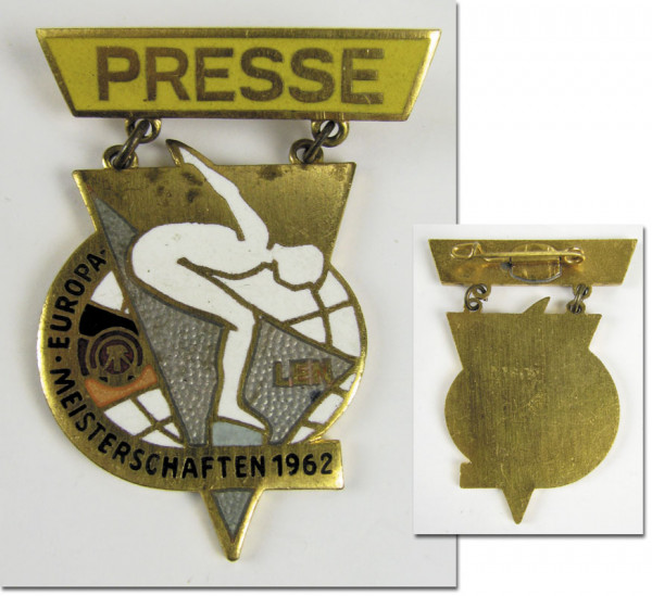 European Championships 1962 Participation badge