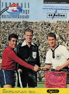Fußball Weltmeisterschaft 1962 Chile.