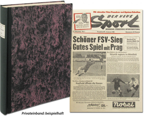 Der neue Sport 1956 : Jg. Nr.1-52 unkomplett