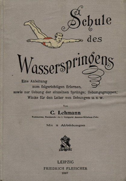 Schule des Wasserspringens.