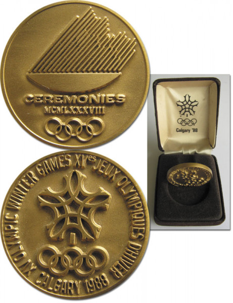 Calgary 1988, in Box, Teilnehmermedaille OSW1988