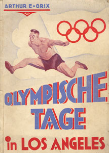 Olympic Games 1932. Rare German Report by Grix