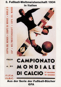 2.Fußball-Weltmeisterschaft 1934 in Italien.