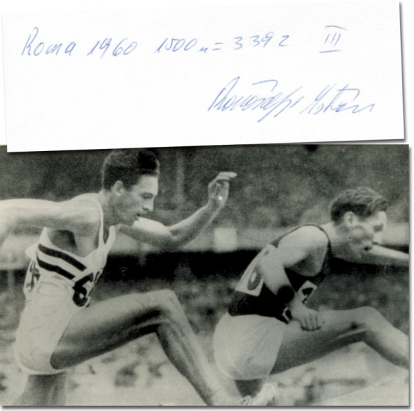 Rózsavölgyi, István: Olympic Games 1960 Autograph Athletics Hungary
