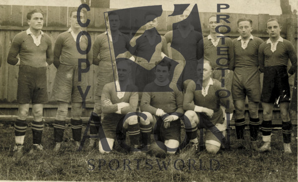 German Football postcard 1924 Waldhof Mannheim