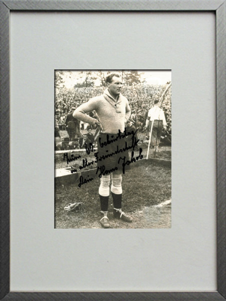 Jakob, Hans: Autograph German Football. Hans Jakob