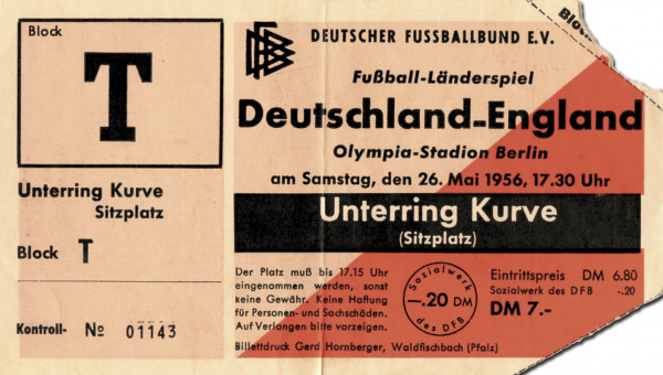 D - England, Eintrittskarte LS1956