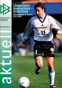 D - Schottland 28.4.1999 Weserstadion.