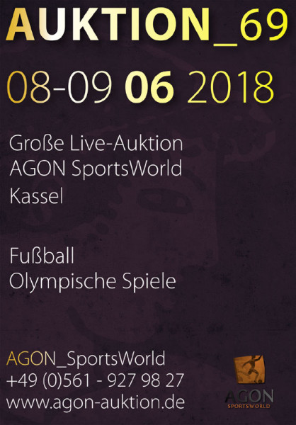 69. AGON Auktion: Auktions-Katalog: SportMemorabilia Live in Kassel