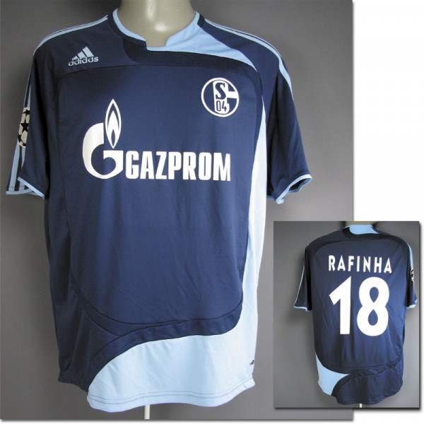 Rafinha, 1.4.2008 gegen FC Barcelona, Schalke 04 - Trikot 2008