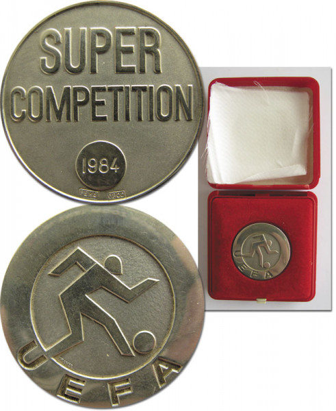 UEFA Super Cup 1984 Winner medal Liverpool FC