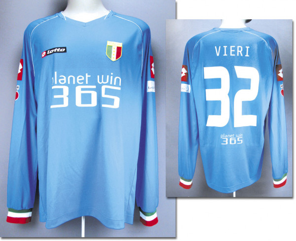 match worn football shirt Italy 2012