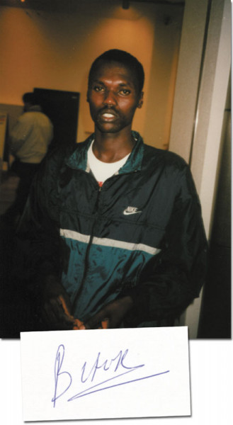 Bitok, Paul: Olympic Games 1992 1996 Autograph Athletics Kenia