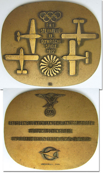 Olympic Games Munich 1972. Participation medal