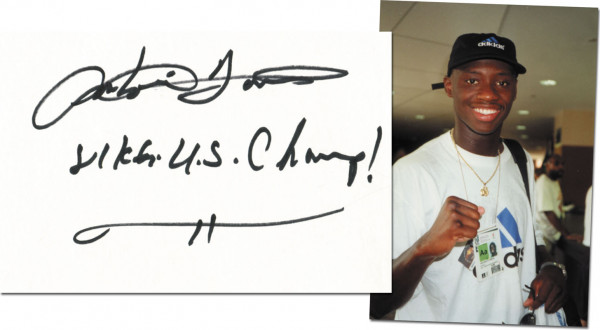 Tarver, Antonio: Olympic Games 1996 Boxing Autograph USA