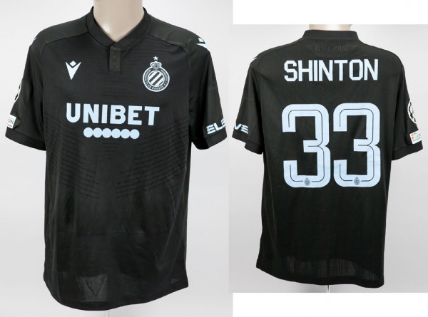 match worn football shirt Club Brugge 2021/2022