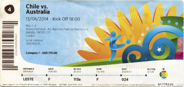 World Cup 2014. Chile v Australia