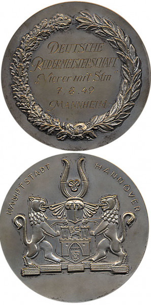 Siegermedaille Rudern 1949, Siegermedaille 1949