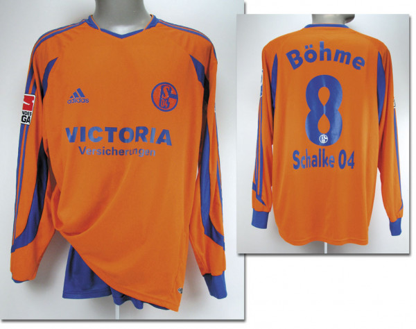 match worn football shirt Schalke 04 2003/04