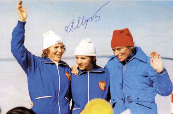 Muchatschowa (Mukhacheva), Ljubow: Olympic Games 1972 Autograph Crosscountry USSR