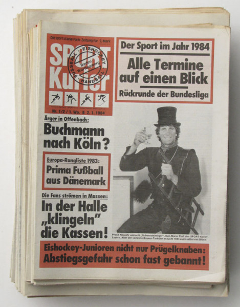 Sport Kurier 1984 C : Jg.: Nr.1/2-104/105 komplett