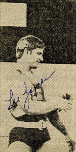 James. Lee: Olympic Games 1976 Autograph Weightlifting USA