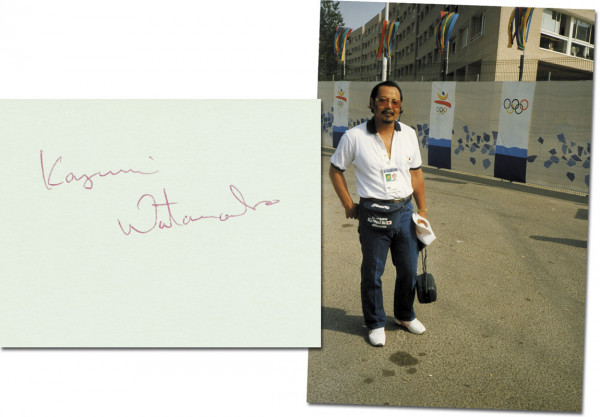 Watanabe, Kazumi: Olympic Games 1992 Autograph Shooting Japan