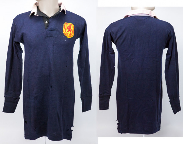 Original Scotland v Wales match worn Shirt 1938