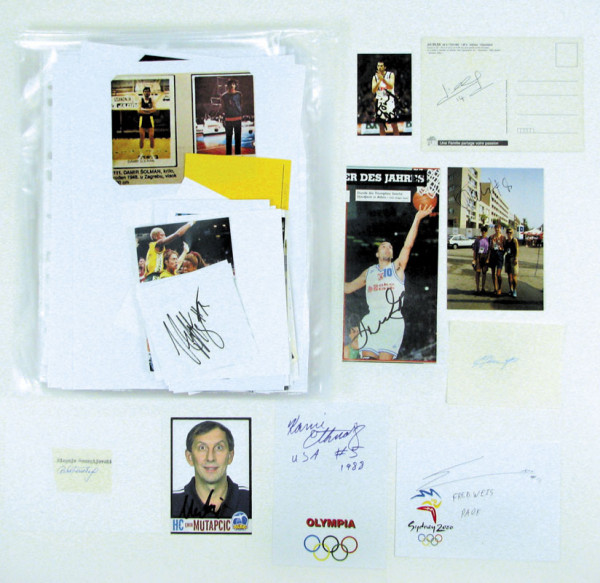 Autogrammsammlung Basketball: Olympic Games 1968 - 2008 Autograph Basketball