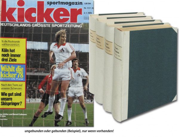 Kicker 1979 MonDon : Jg.Nr.1/2-106 unkomplett