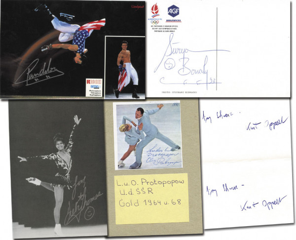 Figure Skating Autographs Olympic Games