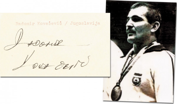 Kovacevic, Radomir: Olympic Games 1980 Judo Autograph Jugoslawia