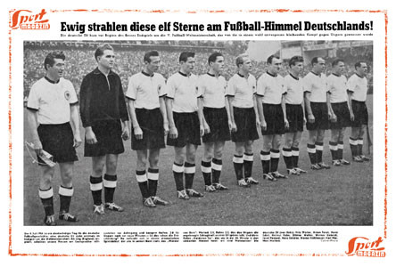 Sport-Magazin Beilage WM 1954, Plakat WM 1954